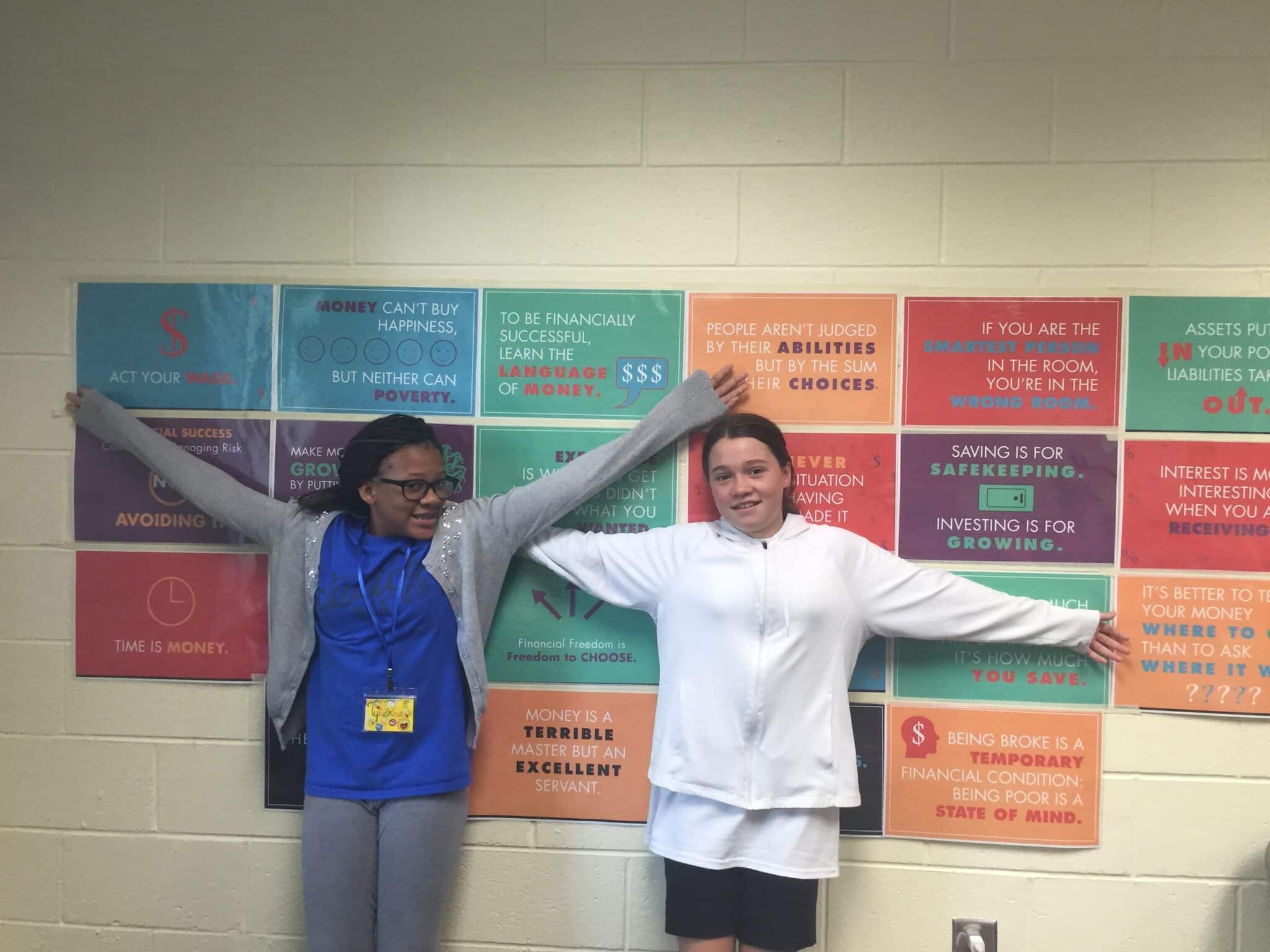 Happy campers at a Money 101 Camp