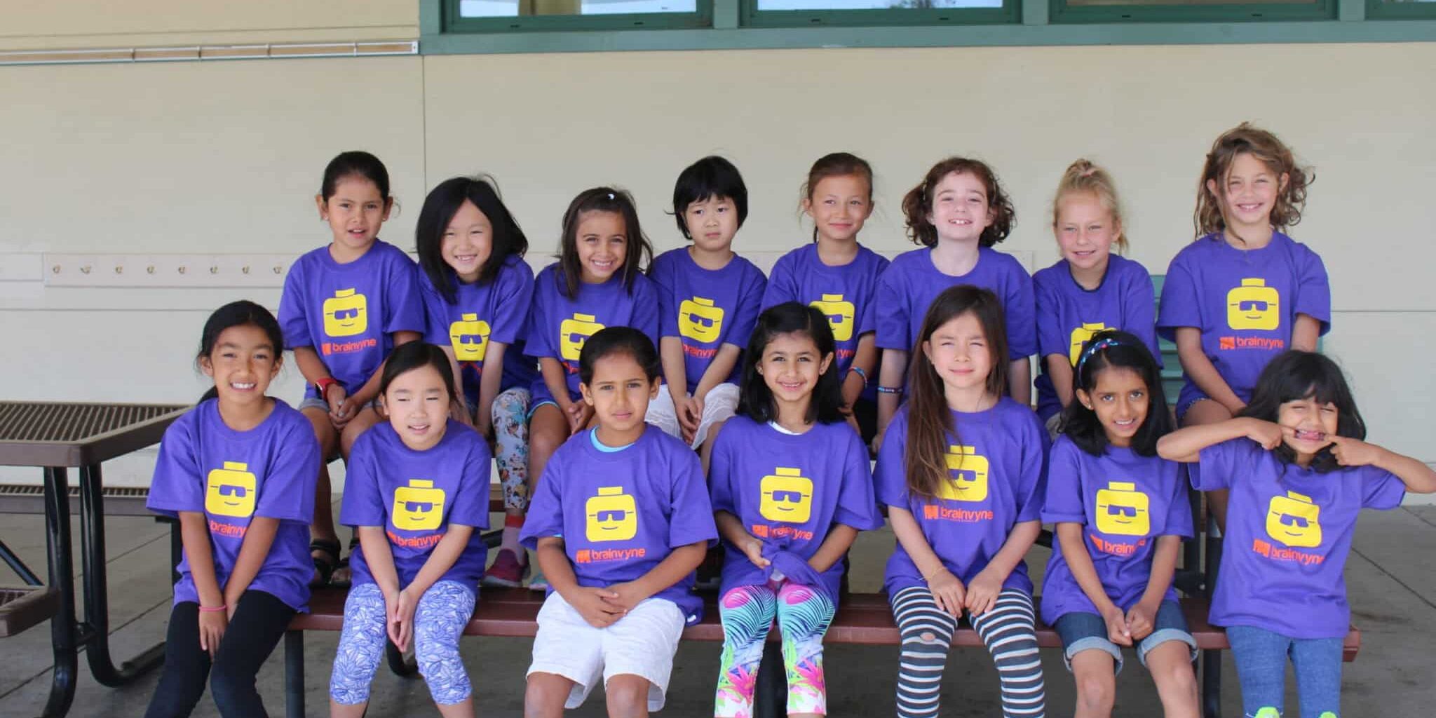 kids at brainvyne girl power robotics